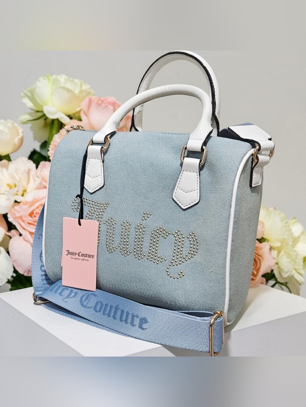 Juicy Couture Denim Obsession Satchel Shoulder Bag NWT